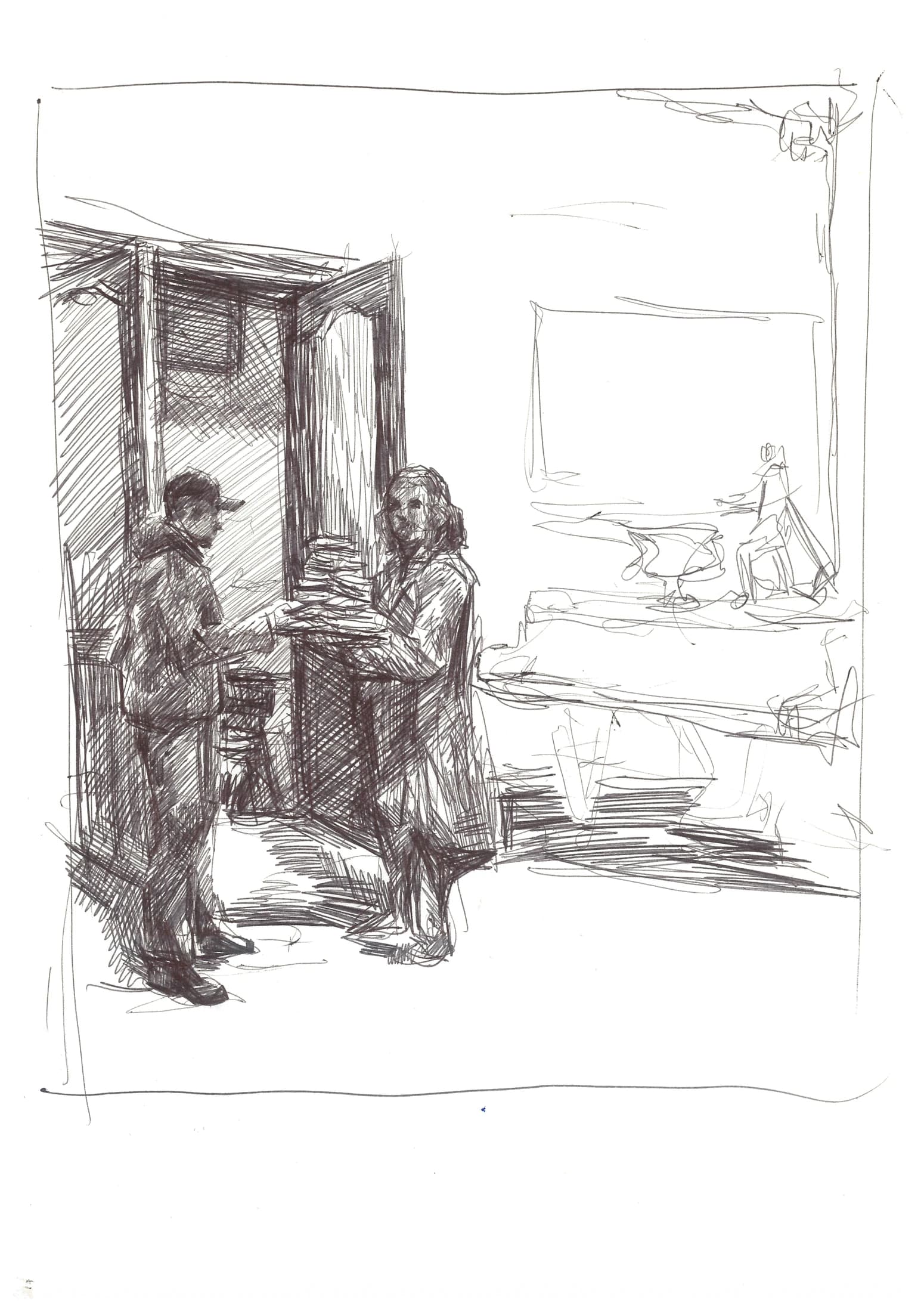 Conversation in the Studio