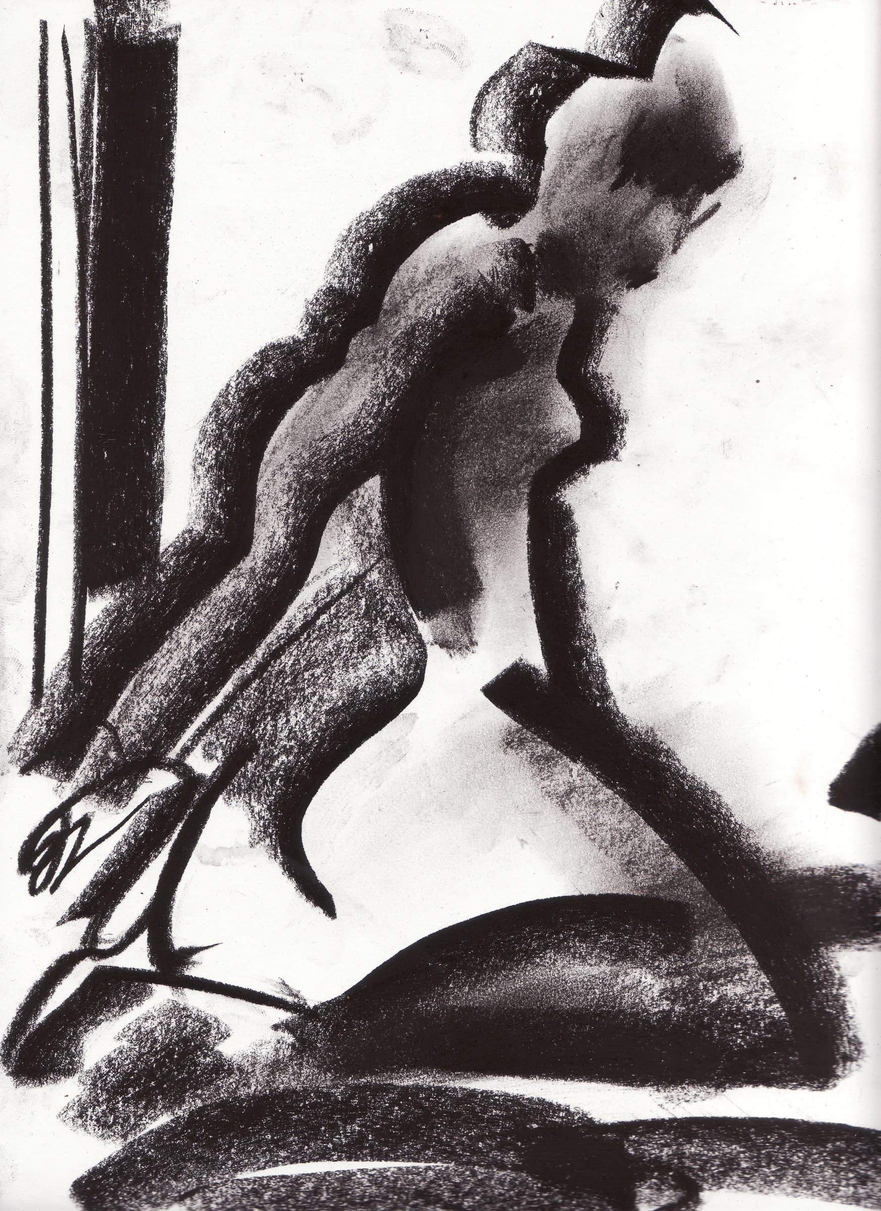 Leaning Figure
