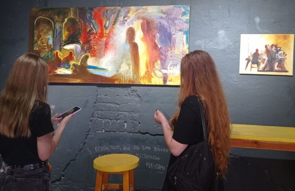 Yevhen Klymenko at solo exhibition